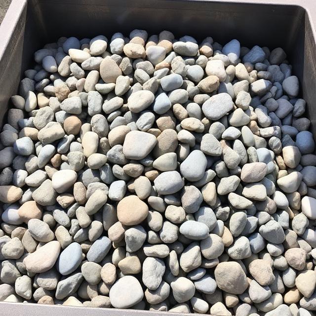 Decorative river rock